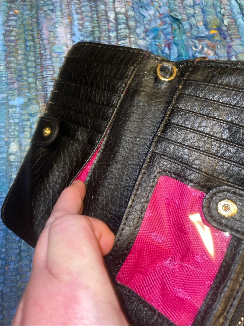 Juicy Couture Tweed design Wallet/Clutch